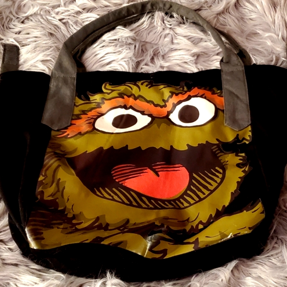 NWT Y2K Oscar The Grouch Messenger Bag